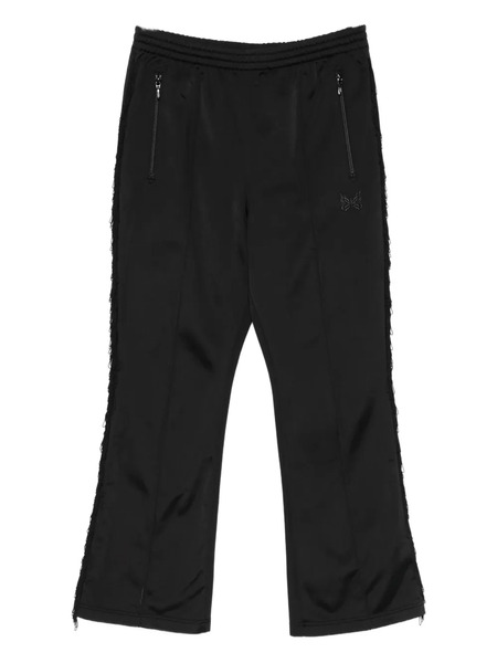  Needles Fringed Logo Trousers - Black 