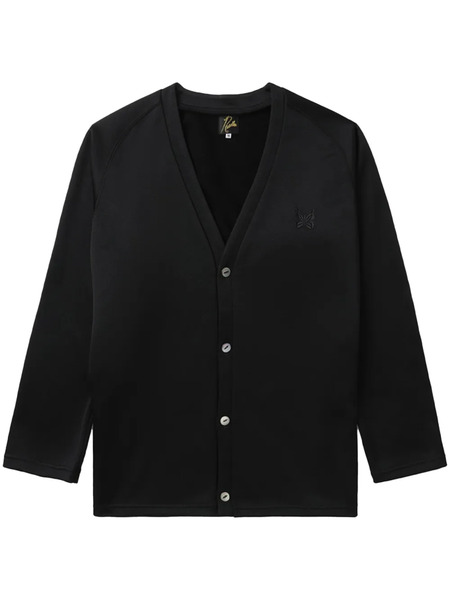  Needles Logo-embroidered Buttoned Cardigan - Black 