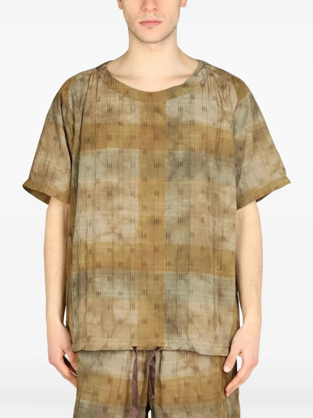  Needles Textured T-shirt - Brown 