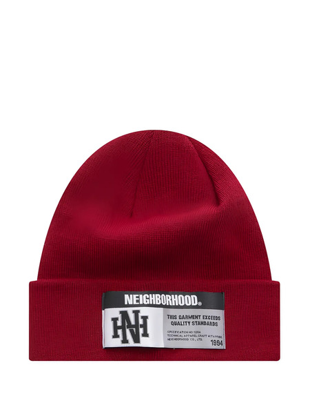  Neighborhood Label Beanie - Red 