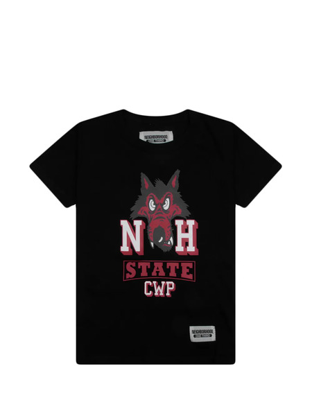  Neighborhood Printed T-shirt - Black 