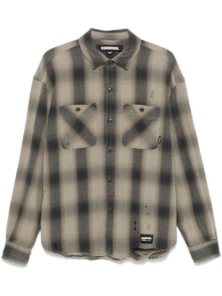  Neighborhood Savage Block Shirt - Neutrals 