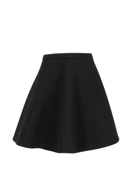  Neil Barrett Flared Mini Skirt - Black 