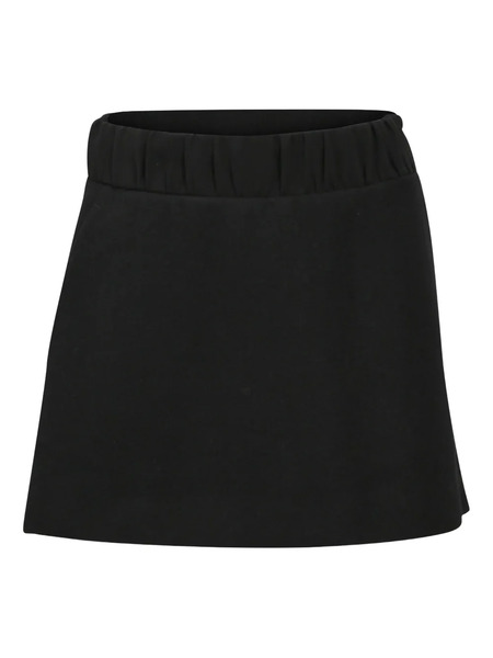  Neil Barrett Gartered Waist A-line Skirt - Black 