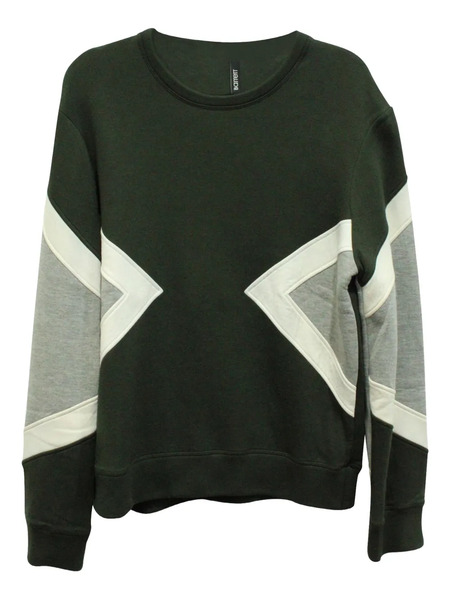  Neil Barrett Geometric-pattern Sweatshirt - Green 