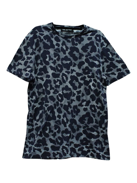  Neil Barrett Leopard-print Short-sleeve T-shirt - Grey 