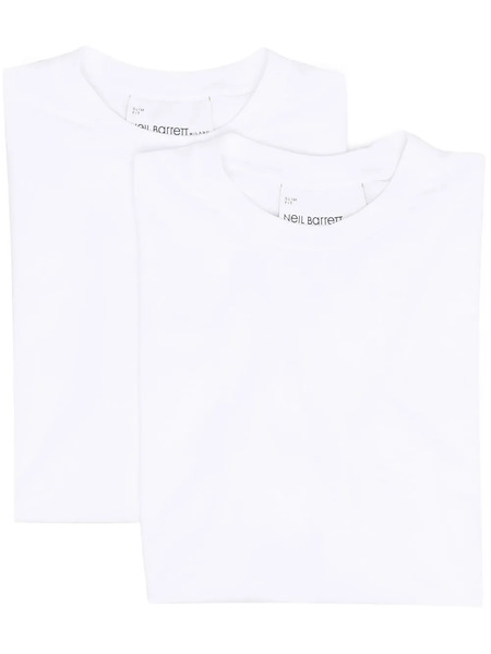  Neil Barrett Short-sleeve Cotton T-shirt - White 