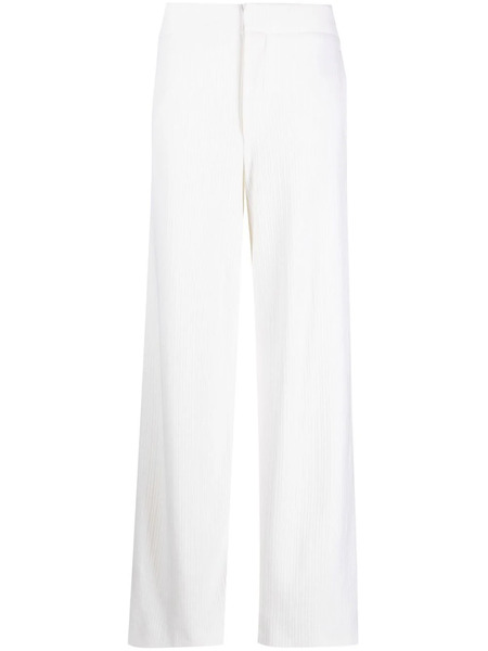  Nells Nelson Wide-leg Knitted Trousers - White 