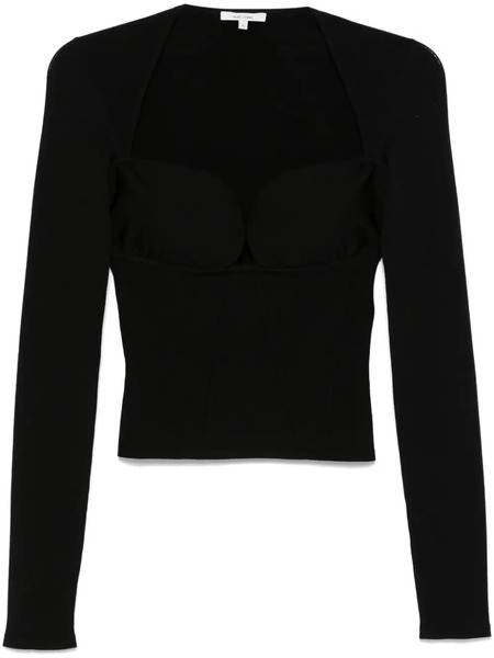  Nensi Dojaka Bustier-style Top - Black 