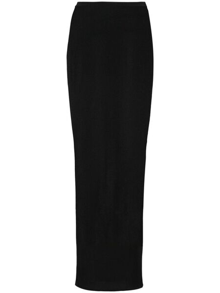  Nensi Dojaka Fine-ribbed Maxi Skirt - Black 
