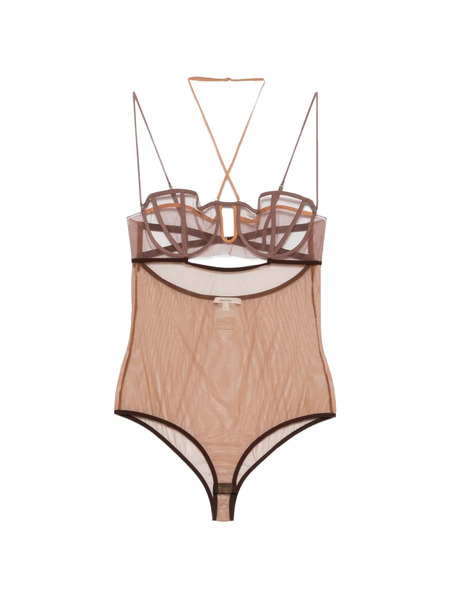 Nensi Dojaka Petal Bra Bodysuit - Neutrals 