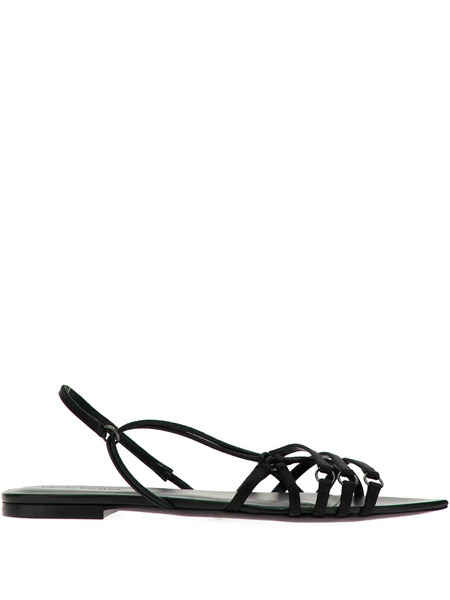  Nensi Dojaka Pointed-toe Flat Sandals - Black 