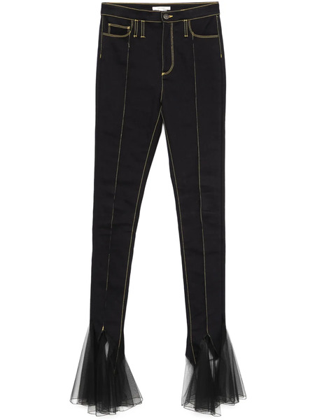  Nensi Dojaka Ruffled Jeans - Black 