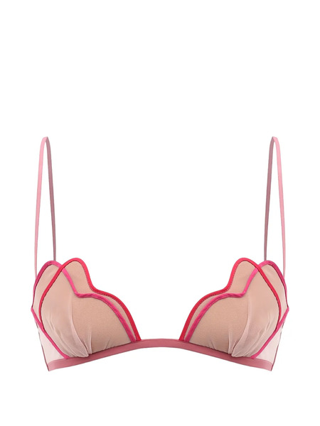  Nensi Dojaka Shell-detail Bra - Neutrals 