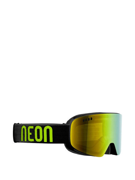  Neon Light Ski Goggles - Black 