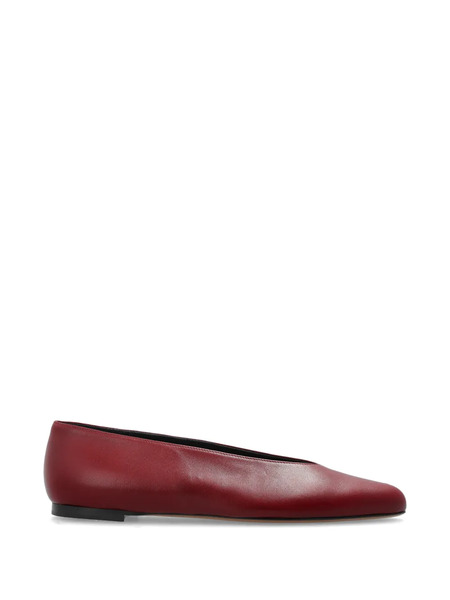  Neous Point Leather Pumps - Red 