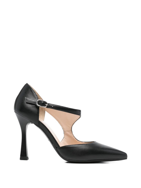  Nero Giardini Buckle-strap Leather Pumps - Black 