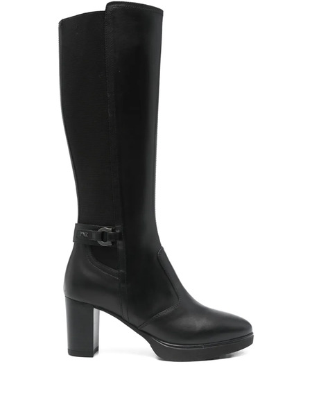  Nero Giardini 70mm Block-heel Buckle Boots - Black 