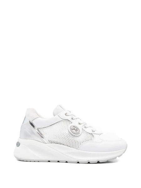  Nero Giardini Perforated-detail Sneakers - White 