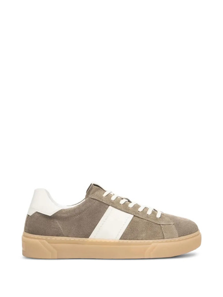  Nero Giardini Stripe Suede Sneakers - Grey 