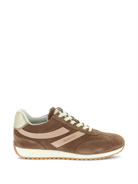  Nero Giardini Suede Lace-up Sneakers - Brown 