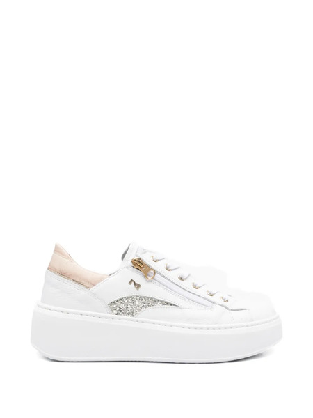  Nero Giardini Zip-detail Sneakers - White 