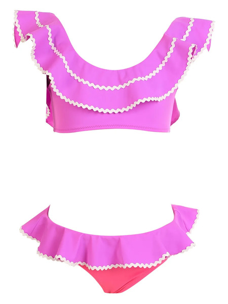  Nessi Byrd Kids Riley Bikini Set - Pink 