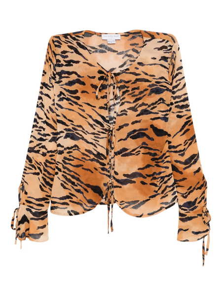  Never Fully Dressed Animal Cail Top - Orange 