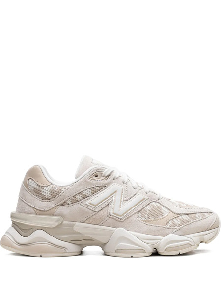 New Balance 9060 cream Leopard Trainers - Cream/leopard 