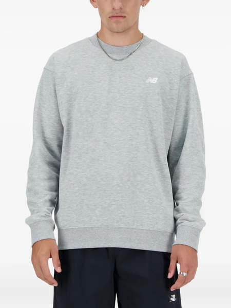  New Balance Essentials Fleece Crew-neck Sweatshirt - Grey 