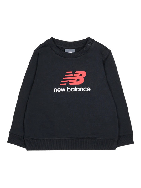  New Balance Kids Crew-neck Sweatshirt - Black 