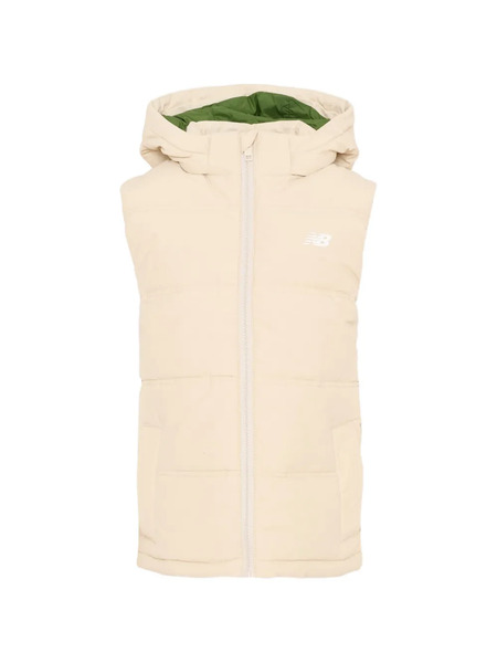  New Balance Kids Hooded Gilet - Neutrals 