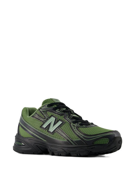  New Balance Kids 740 Lace Mesh Sneakers - Green 