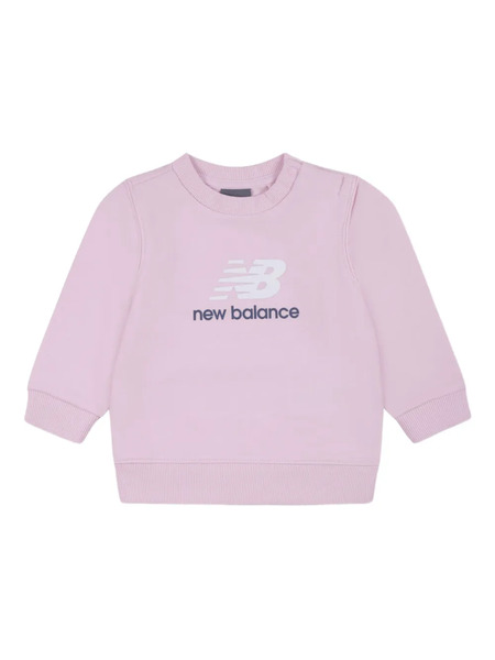  New Balance Kids Logo-print Sweatshirt - Pink 