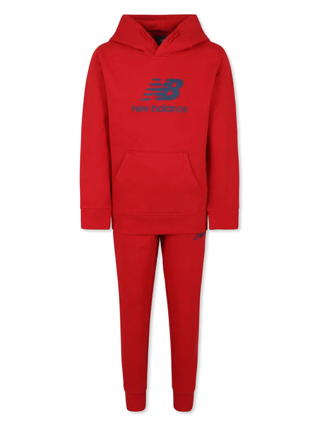  New Balance Kids Logo-print Tracksuit - Red 