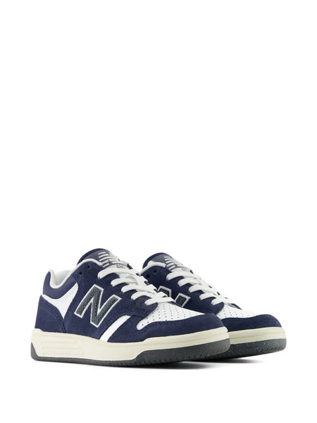  New Balance Kids Perforated Logo Sneakers - Blue 