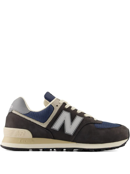  New Balance 574 Logo-patch Sneakers - Brown 