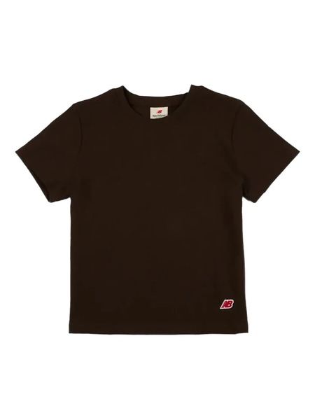  New Balance Logo-patch T-shirt - Brown 