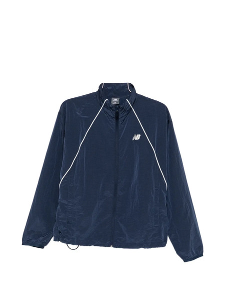  New Balance Logo Trimmed Jacket - Blue 