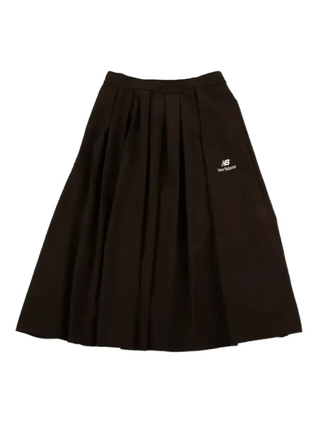  New Balance Pleated Midi Skirt - Brown 