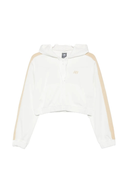  New Balance Striped Hoodie - White 