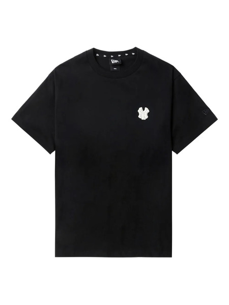  New Era Cap Embroidered Short-sleeve T-shirt - Black 
