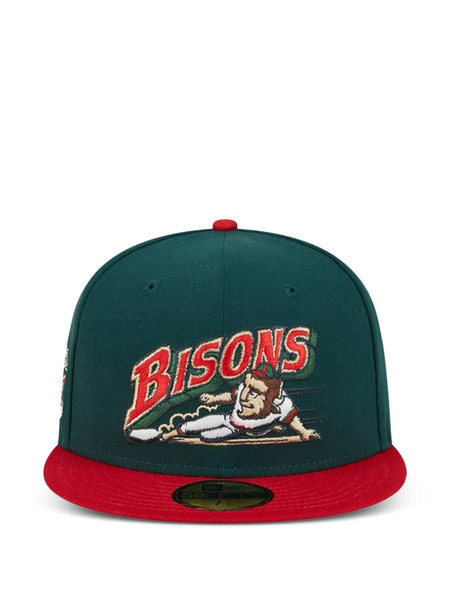  New Era Cap 59fifty Buffalo Bisons Fitted Cap - Green 