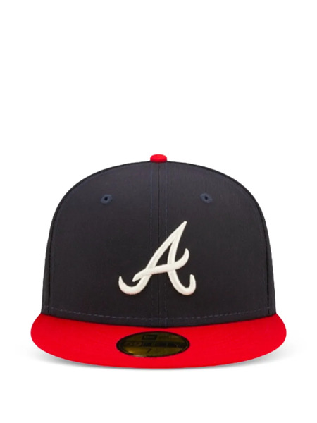  New Era Cap 59fifty Mlb Atlanta Braves Fitted Cap - Blue 