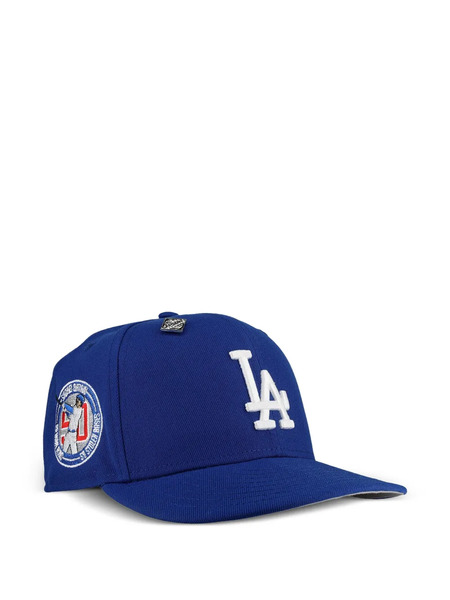  New Era Cap Jacobs Field Metallic Fitted Hat - Blue 