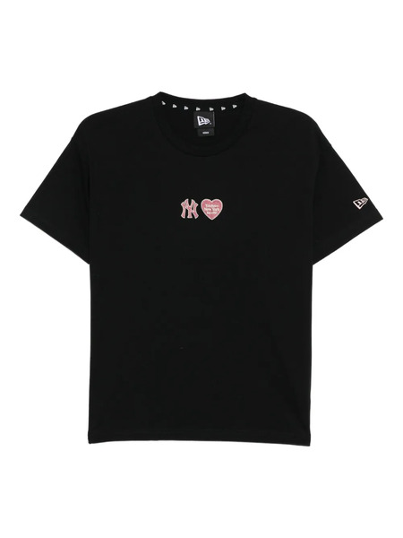  New Era Cap Logo-embroidered T-shirt - Black 