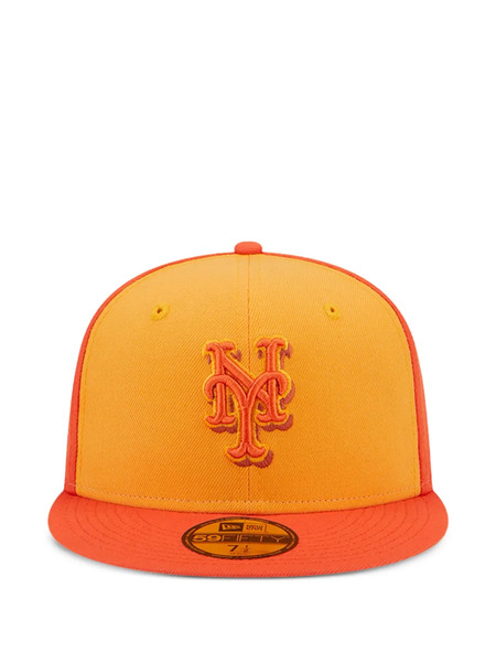  New Era Cap New York Mets Tri-tone Team 59fifty Fitted Cap - Orange 