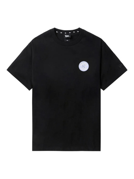  New Era Cap New York Yankees-logo Patch T-shirt - Black 