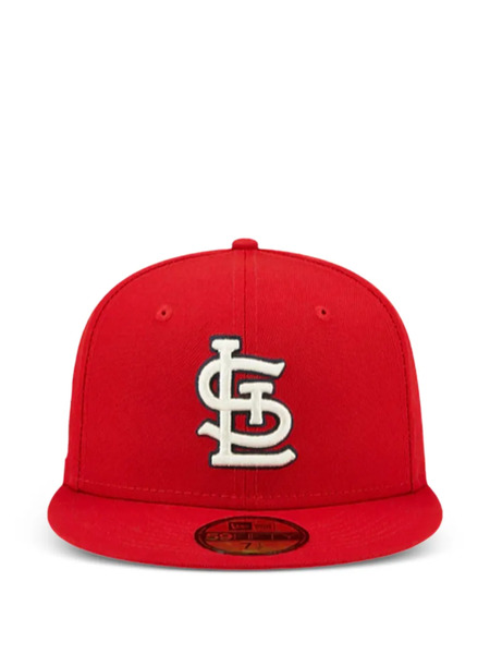  New Era Cap St. Louis Cardinals-logo Fitted Cap - Red 