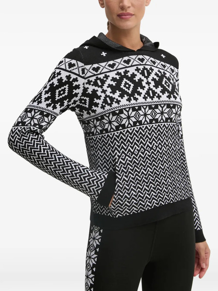  Newland Geometric Hoodie - Black 